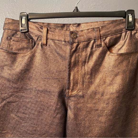 NWOT DG2 by Diane Gilman Copper Color with Embellishments Down the Sides - Picture 5 of 16